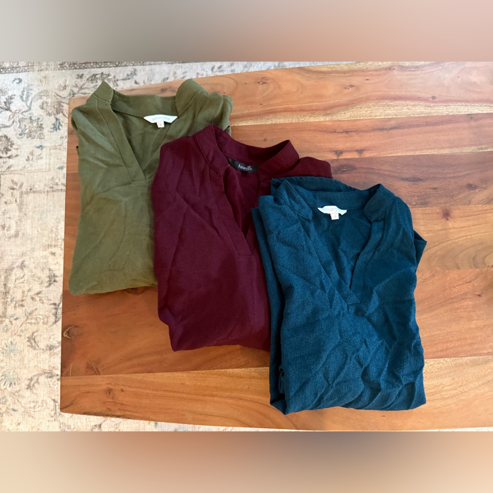 Amaryllis- Set of 4 Knit Tunic Tops